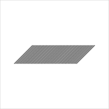 Abstract minimalist geometric lined shape element vector