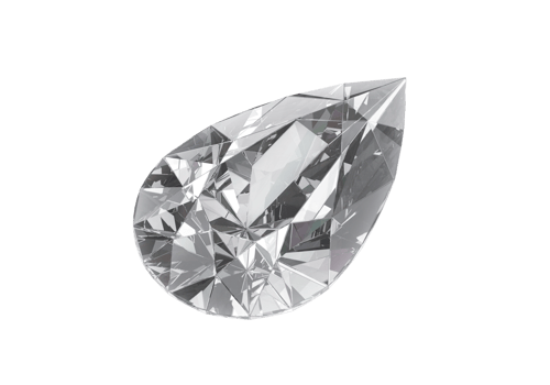 Diamond with on transparent background png