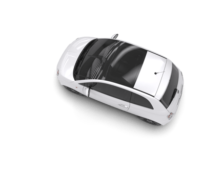 Modern car isolated on background. 3d rendering - illustration png