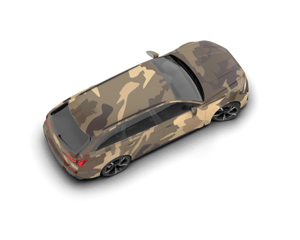 Modern car isolated on background. 3d rendering - illustration png