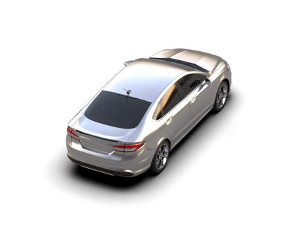 Modern car isolated on background. 3d rendering - illustration png