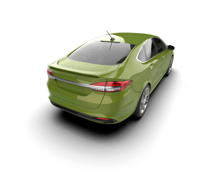 Modern car isolated on background. 3d rendering - illustration png