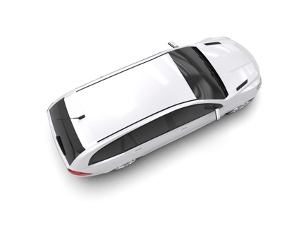 Modern car isolated on background. 3d rendering - illustration png