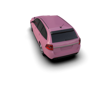 Modern car isolated on background. 3d rendering - illustration png