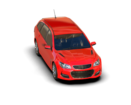 Modern car isolated on background. 3d rendering - illustration png