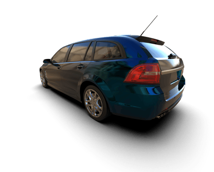 Modern car isolated on background. 3d rendering - illustration png