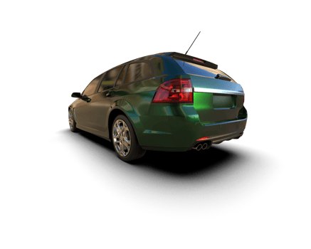 Modern car isolated on background. 3d rendering - illustration png
