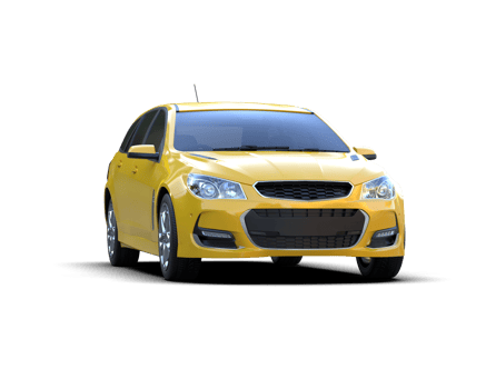 Modern car isolated on background. 3d rendering - illustration png