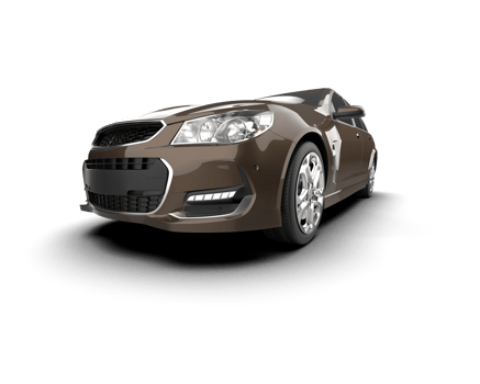 Modern car isolated on background. 3d rendering - illustration png