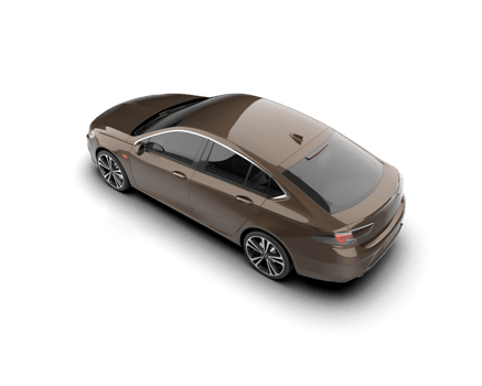 Modern car isolated on background. 3d rendering - illustration png