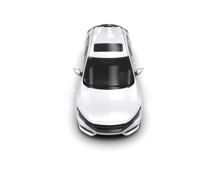 Modern car isolated on background. 3d rendering - illustration png