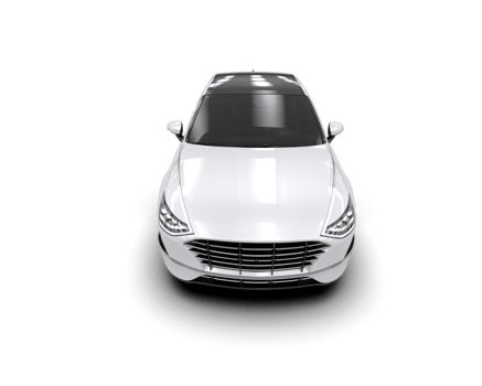 Modern car isolated on background. 3d rendering - illustration png