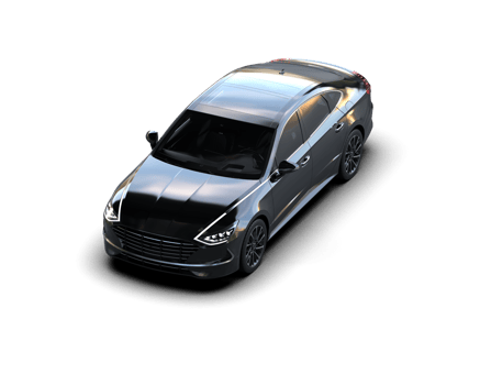 Modern car isolated on background. 3d rendering - illustration png