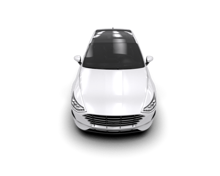 Modern car isolated on background. 3d rendering - illustration png