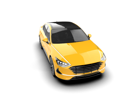 Modern car isolated on background. 3d rendering - illustration png