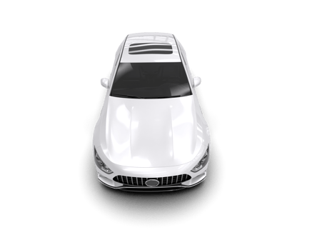 Modern car isolated on background. 3d rendering - illustration png