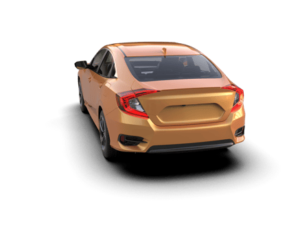 Modern car isolated on background. 3d rendering - illustration png