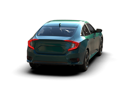 Modern car isolated on background. 3d rendering - illustration png
