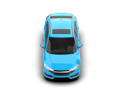Modern car isolated on background. 3d rendering - illustration png