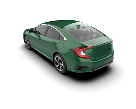 Modern car isolated on background. 3d rendering - illustration png
