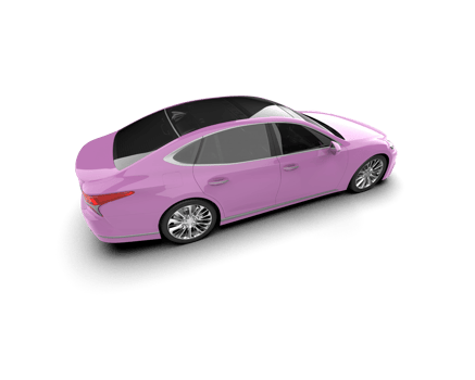 Modern car isolated on background. 3d rendering - illustration png