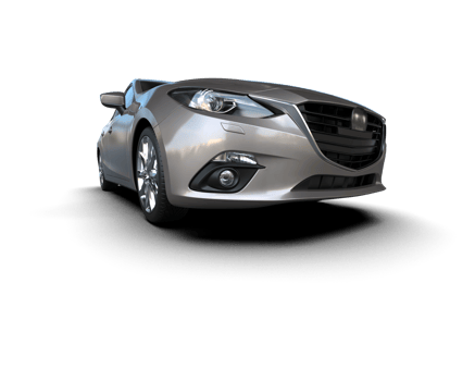Modern car isolated on background. 3d rendering - illustration png