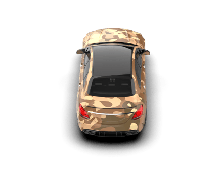 Modern car isolated on background. 3d rendering - illustration png
