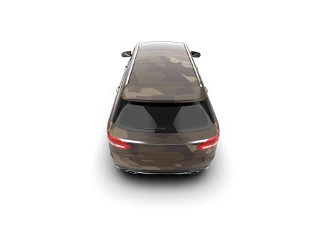 Modern car isolated on background. 3d rendering - illustration png