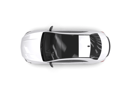 Modern car isolated on background. 3d rendering - illustration png