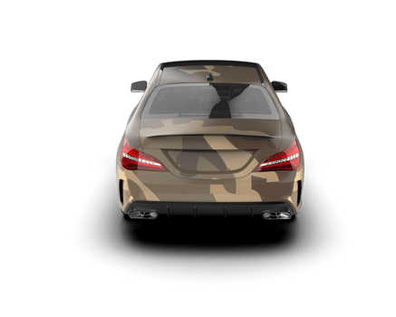 Modern car isolated on background. 3d rendering - illustration png