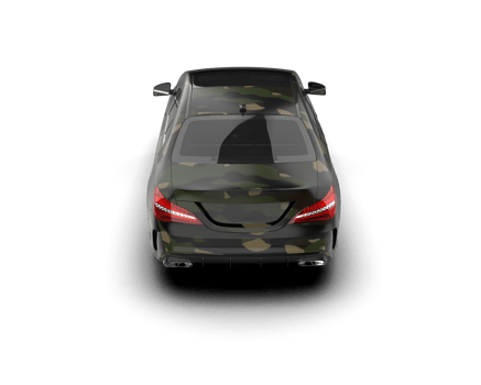 Modern car isolated on background. 3d rendering - illustration png