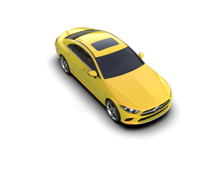 Modern car isolated on background. 3d rendering - illustration png