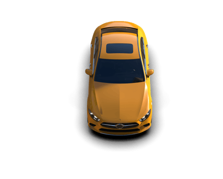 Modern car isolated on background. 3d rendering - illustration png