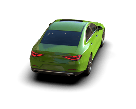 Modern car isolated on background. 3d rendering - illustration png