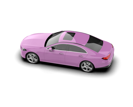 Modern car isolated on background. 3d rendering - illustration png