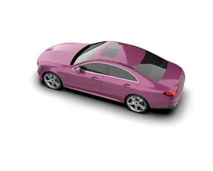Modern car isolated on background. 3d rendering - illustration png