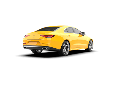 Modern car isolated on background. 3d rendering - illustration png