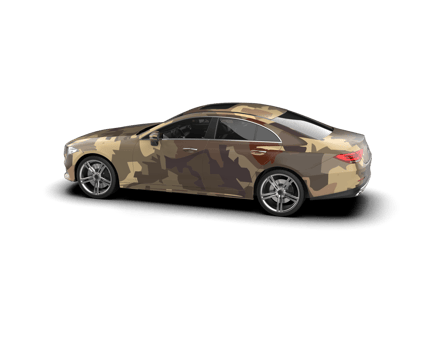 Modern car isolated on background. 3d rendering - illustration png