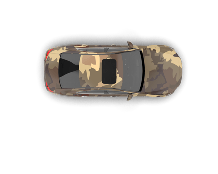 Modern car isolated on background. 3d rendering - illustration png