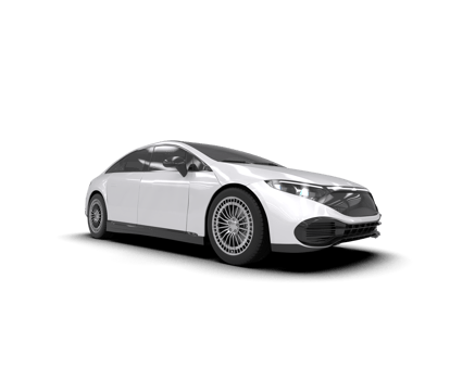 Modern car isolated on background. 3d rendering - illustration png