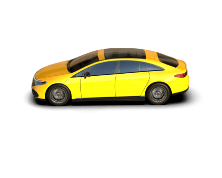 Modern car isolated on background. 3d rendering - illustration png