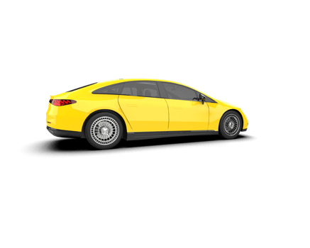 Modern car isolated on background. 3d rendering - illustration png