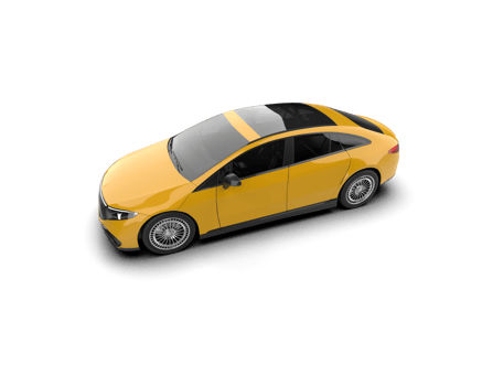 Modern car isolated on background. 3d rendering - illustration png