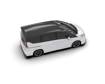 Modern car isolated on background. 3d rendering - illustration png