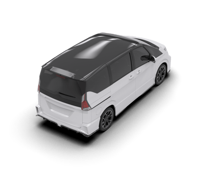 Modern car isolated on background. 3d rendering - illustration png