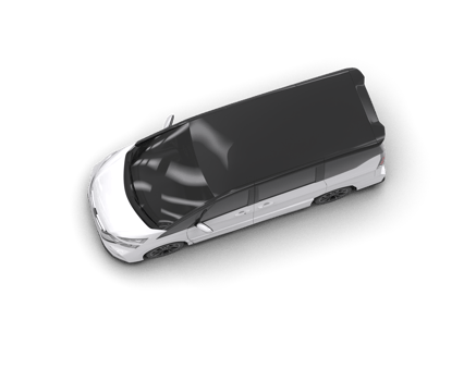 Modern car isolated on background. 3d rendering - illustration png