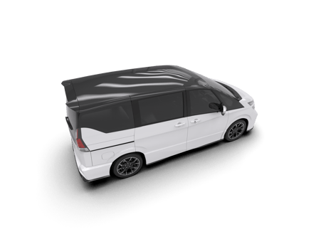 Modern car isolated on background. 3d rendering - illustration png