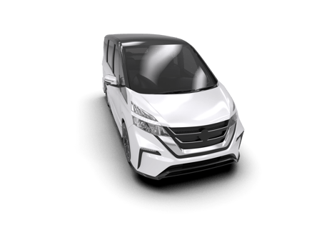 Modern car isolated on background. 3d rendering - illustration png