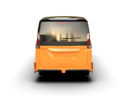 Modern car isolated on background. 3d rendering - illustration png
