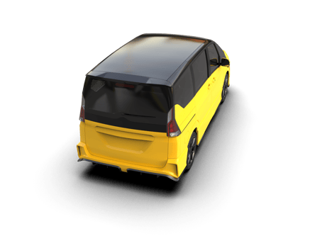 Modern car isolated on background. 3d rendering - illustration png
